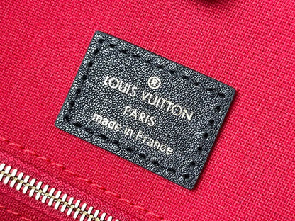 Luxe Monogram Leather Tote Bag