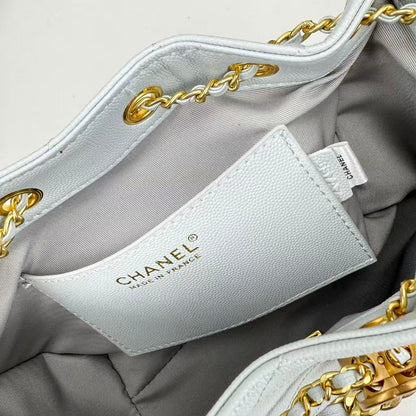 CC 25 Small Handbag Grained Calfskin & Gold-Tone Metal Bag1