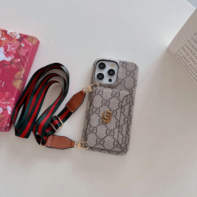 Card Bag Crossbody Classic iPhone Case