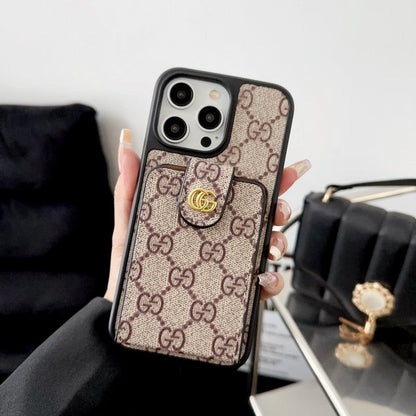 Card Bag Crossbody Chain iPhone Case