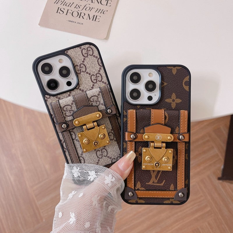 Lou Card Holder iPhone Case