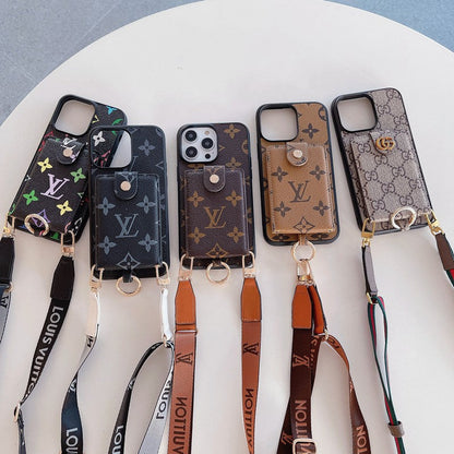 Lou Card Bag Classic Chain iPhone Case