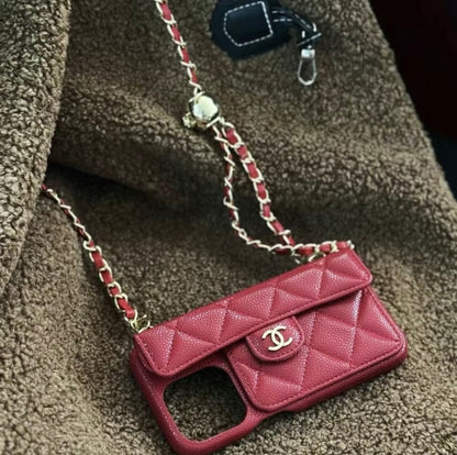 Pu iPhone Cover（With chain）